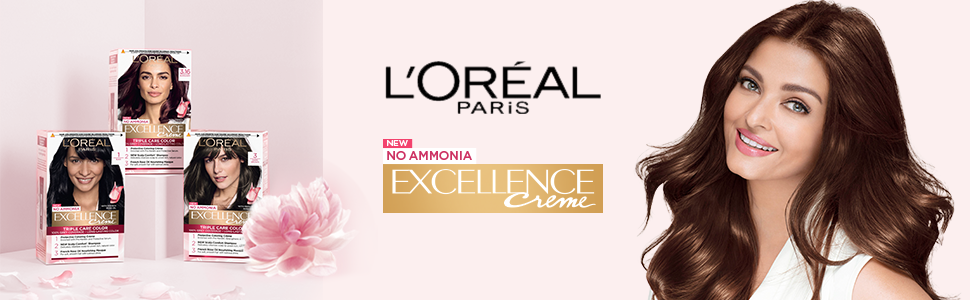 Loreal Paris Excellence Creme Hair Color 425 Aishwaryas Brown 72Ml100Gm   Beauty Basket