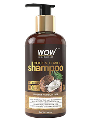  : Buy WOW Skin Science Coconut Milk Shampoo (300ml) online in India  on Foxy. Free shipping, watch expert reviews.
