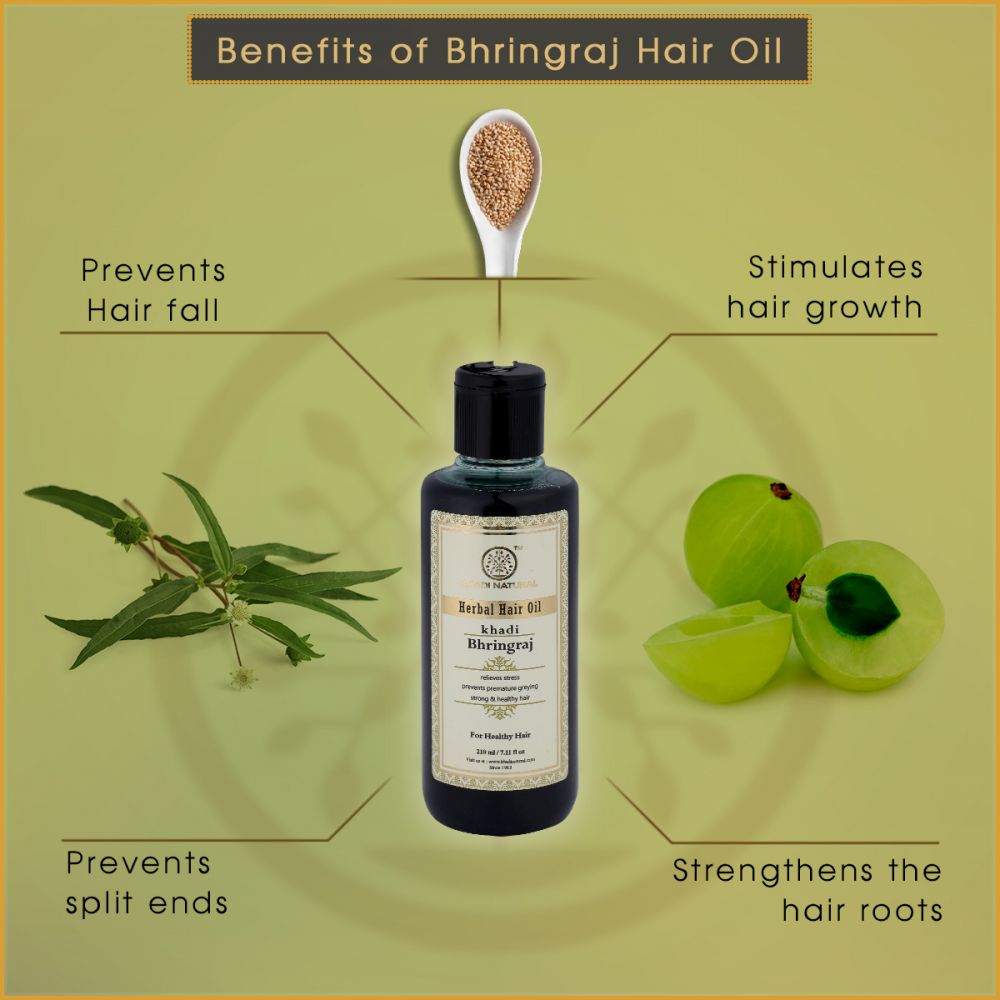  : Buy Khadi Natural Amla & Bhringraj Hair Care Kit online in India  on Foxy. Free shipping, watch expert reviews.