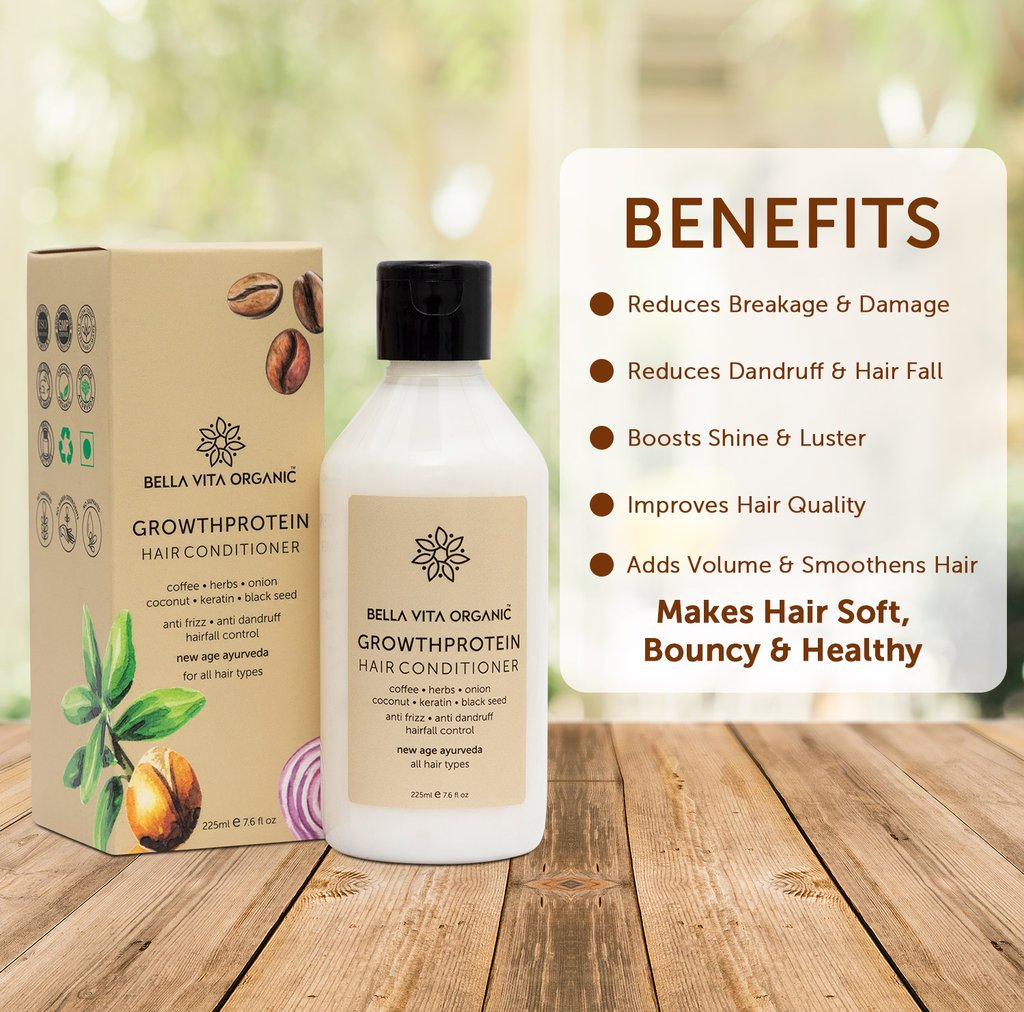 Foxy.in : Buy Bella Vita Organic Growth Protein Shampoo & Conditioner ...