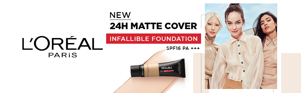 L'Oreal Paris Infallible 32H Matte Cover Foundation, 145, Make Up